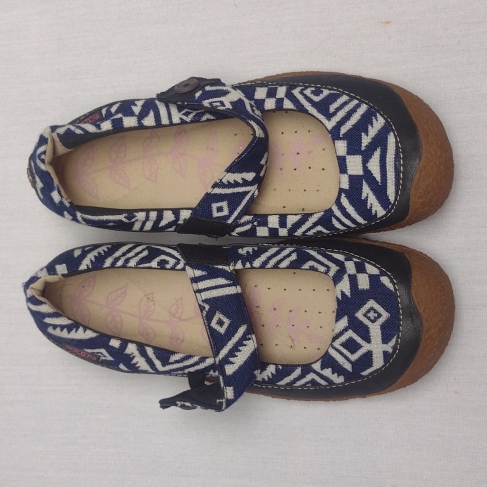 Keen Flat Harvest Mj Button Mary Jane Slip On Shoe
